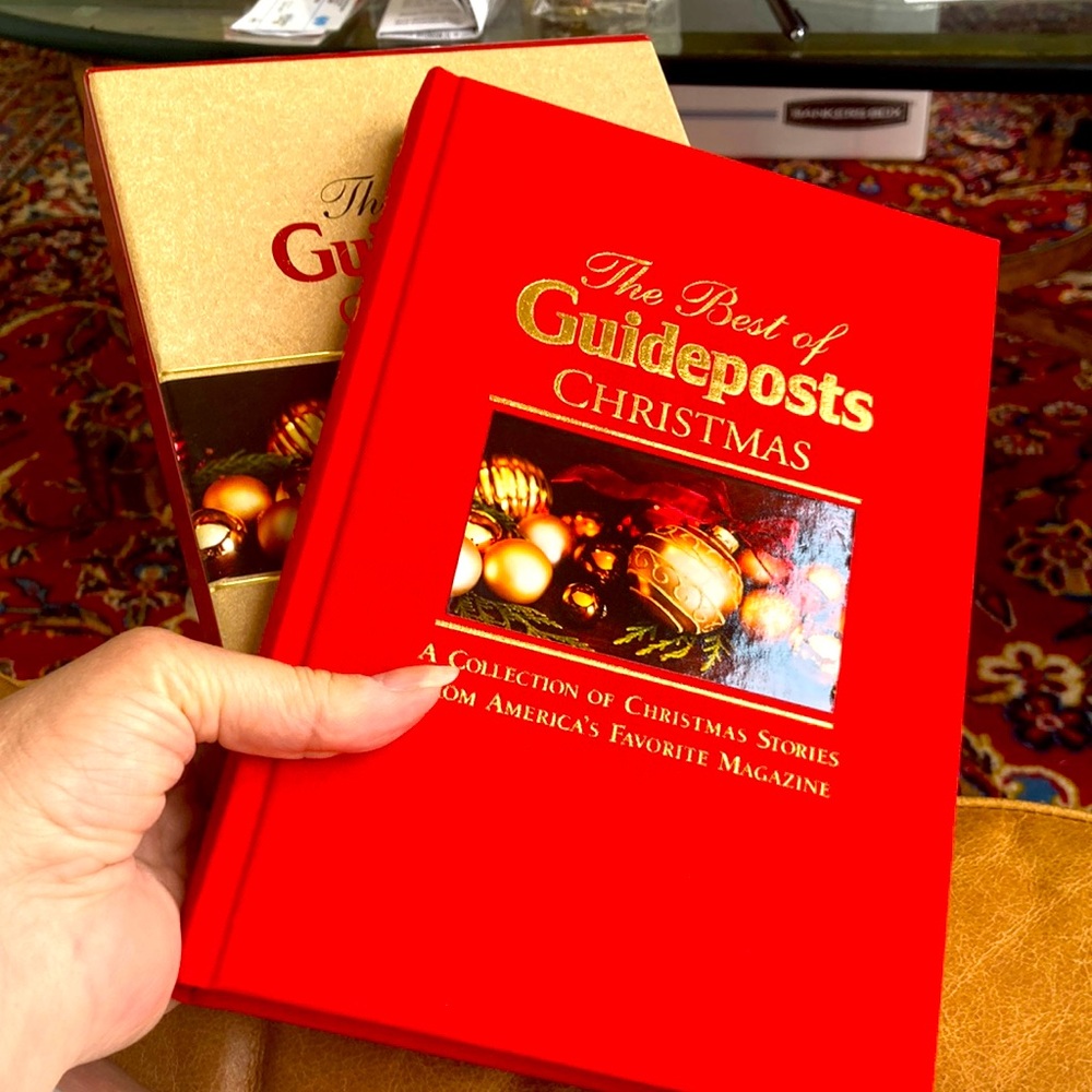 The Best of Guideposts Christmas Book with boxed holder like new. 2005 ideal pub